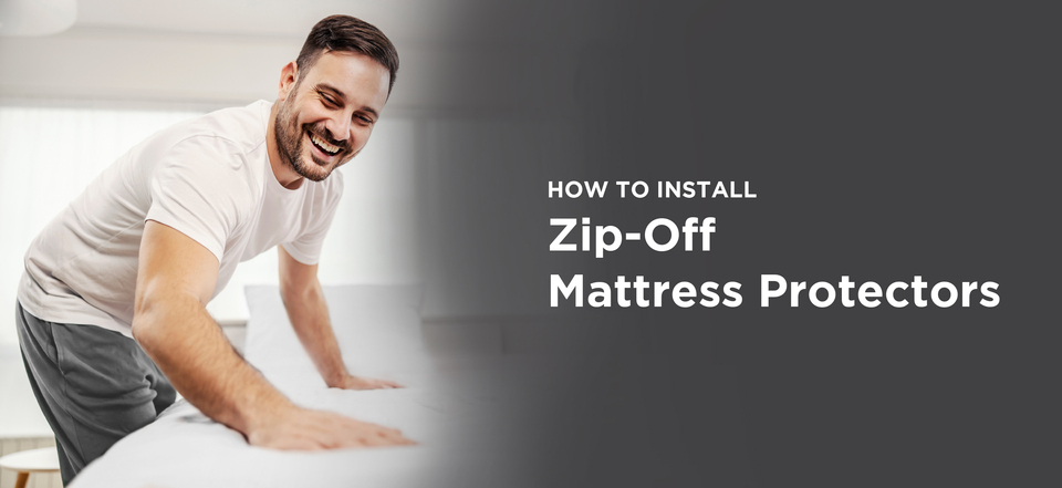 thumbnail video image 2 of (2 pack) AllerEase Platinum Mattress Cover Protector, Twin - ZipOff Top, Waterproof, Allergy Defense, 2 of 10