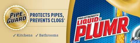Liquid-Plumr Pro-Strength Clog Remover Hair Clog Eliminator 16 oz