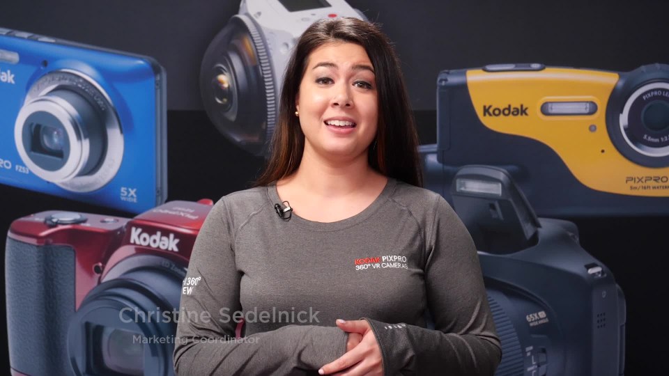 thumbnail video image 2 of KODAK PIXPRO FZ53 Compact Digital Camera - 16MP 5X Optical Zoom HD 720p Video (Blue), 2 of 8