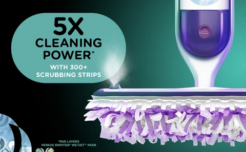5x Cleaning Power With 300+ Scrubbing Strips