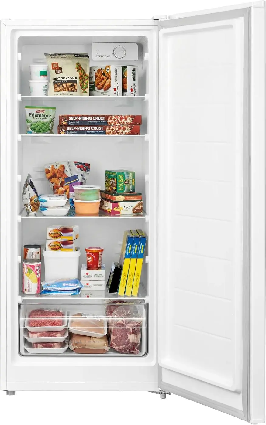 Frigidaire 7 Cu. Ft. Garage Ready Upright Convertible Freezer in White