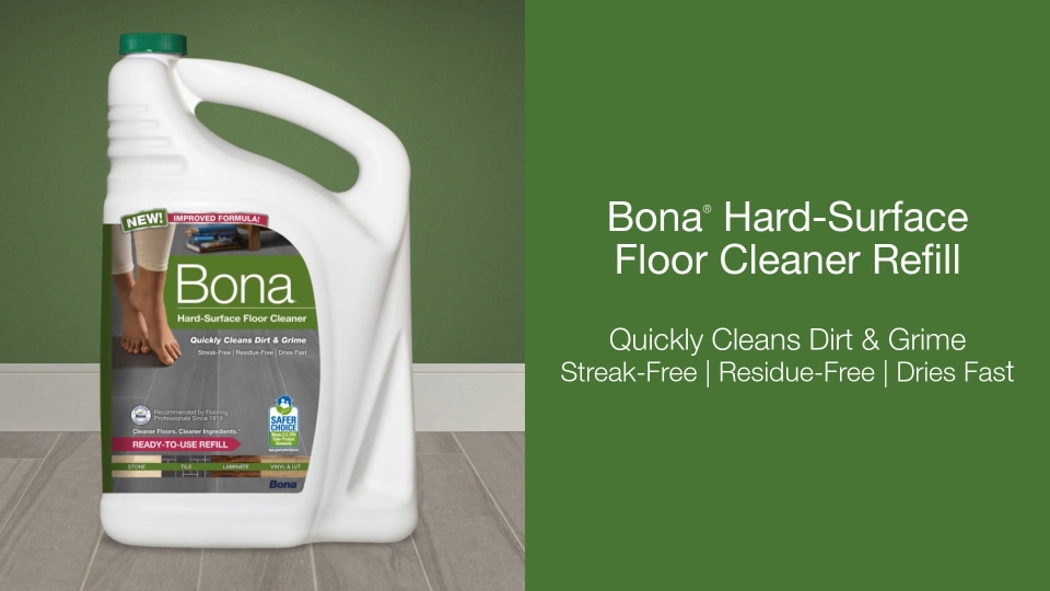 Bona PowerPlus 128 Oz. Hard-Surface Anti-Bacterial Floor Cleaner Refill -  Gillman Home Center