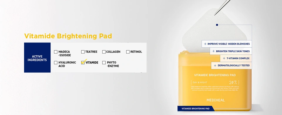 MEDIHEAL Vitamide Brightening Pad