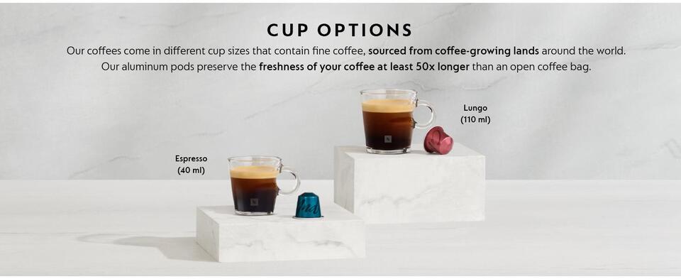 This image is about Cup Options