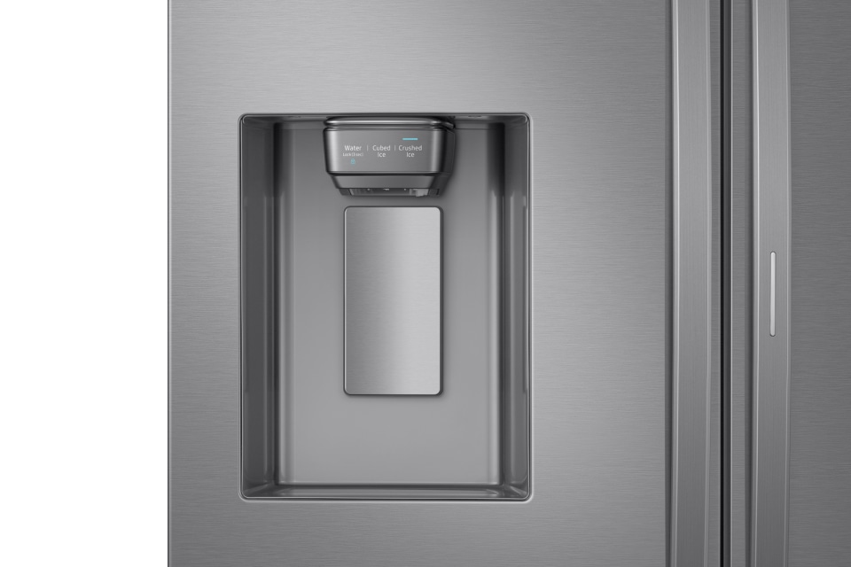 Rf28r7351sr Samsung 36 French Door Refrigerator With High Efficiency Led Lighting And Wi Fi Stainless Steel