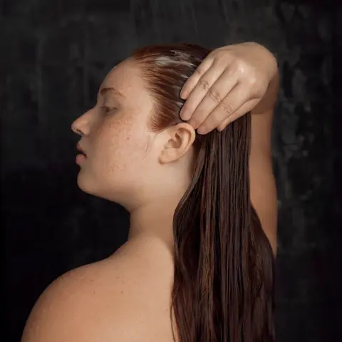 Apply Mask to your hair and let sit for 20 minutes before rinsing. 