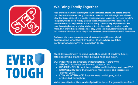 The Step2 Brand: We Bring Family Together.