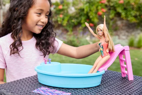 Barbie doll swimming pool set online