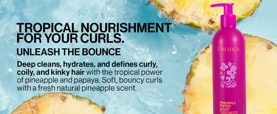 pacifica shampoo hair products pineapple curls leave in cream fragrance free vegan curl curly fine volumizing women treatment damaged refresher