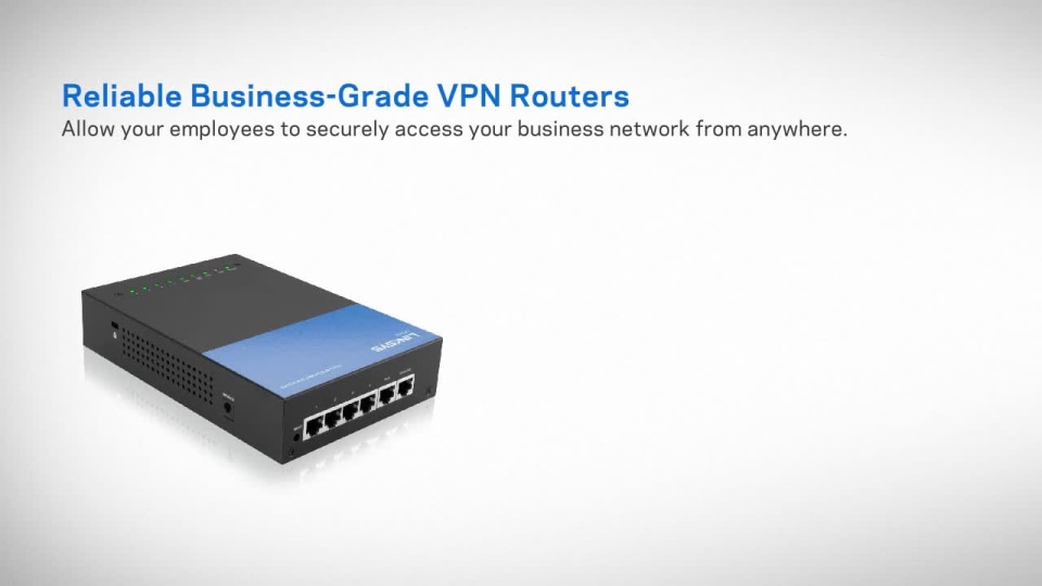 Linksys Business Gigabit VPN Router - 5 Ports - SlotsGigabit Ethernet - Desktop - image 2 of 4