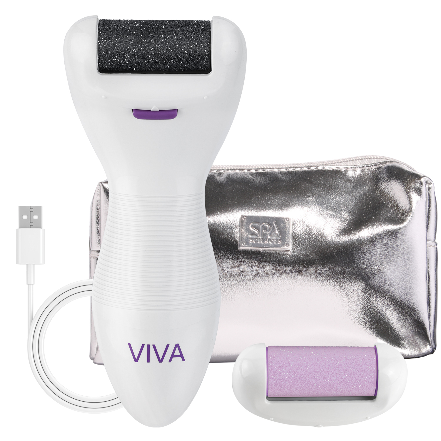 Spa Sciences Viva Deluxe Pedi Rechargable Electronic Foot Smoother