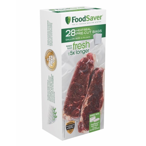 Genuine FoodSaver 32 1-Gallon 11x14 Vac Loc Bags Pre-Cut for