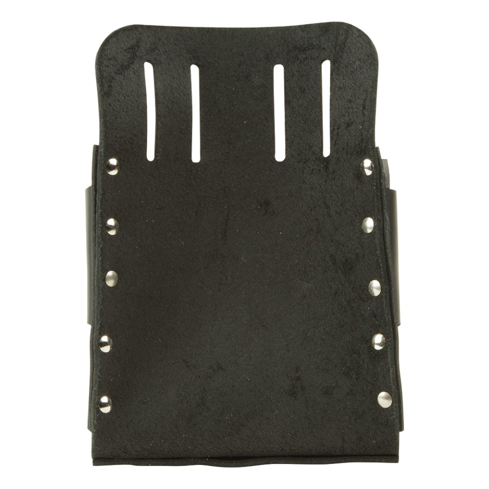 Klein Tools - Tool Pouch: 5 Pockets, Leather, Black | MSC Direct