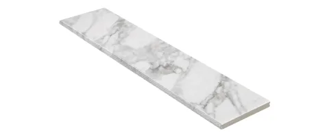 Mohawk® CleanProtect™ Point Park Bianco Marble 4 x 12 Ceramic Bullnose Tile