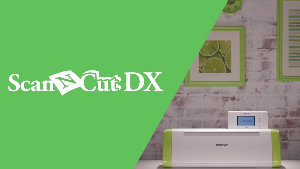 thumbnail video image 2 of Brother ScanNCut DX SDX85 Electronic Cutting Machine with Built-in Scanner - Lime Green, 2 of 5