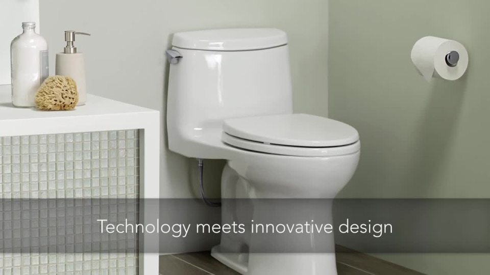 thumbnail video image 2 of TOTO Aquia IV 1G 2-Piece Elongated Dual Flush Toilet, Cotton White, SKU: CST446CUMFG#01, 2 of 7