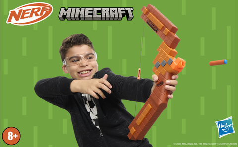 Nerf Minecraft Firebrand Dart Explosif Hâche Barnd Neuf en Boîte Hasbro 6 X Dart