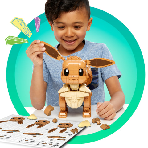 mega construx pokémon jumbo eevee construction set
