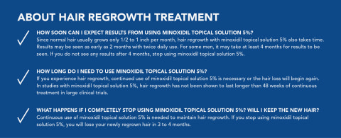 Member's Mark Minoxidil 5%, Hair Regrowth Treatment for Men (2 fl. oz., 6  ct.) - Sam's Club