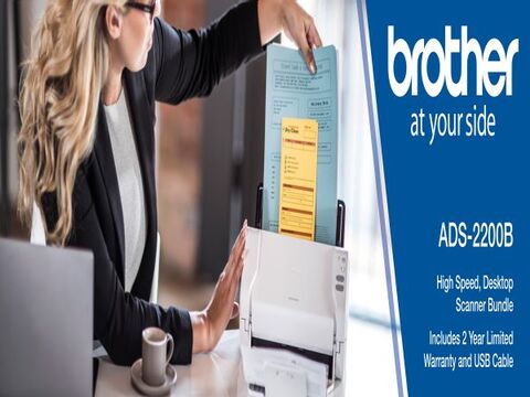 Buy Brother ADS2200 High Speed Colour Duplex Document Scanner Online At  Price ₹27799