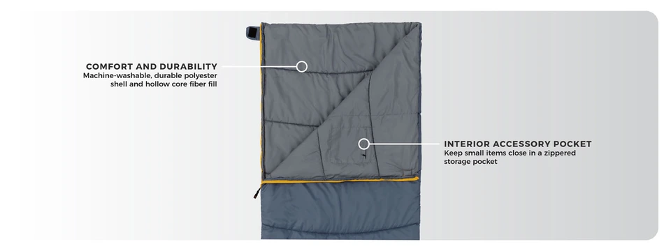 CORE Equipment Rectangular Sleeping Bag 50F | Dick's Sporting Goods