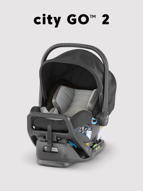 Black Baby Jogger City Go Infant Car Seat & Base