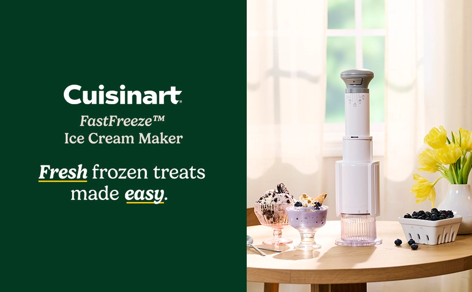 Cuisinart FastFreeze™ Frozen Dessert Maker, Color: White - JCPenney