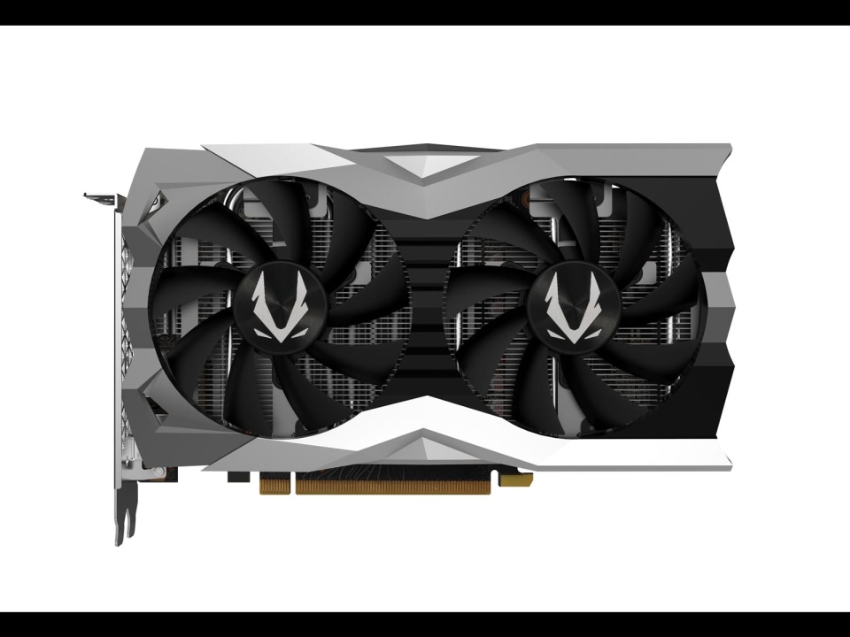 Zotac Gaming GeForce RTX 2060 Twin Fan Graphics Card, Silver