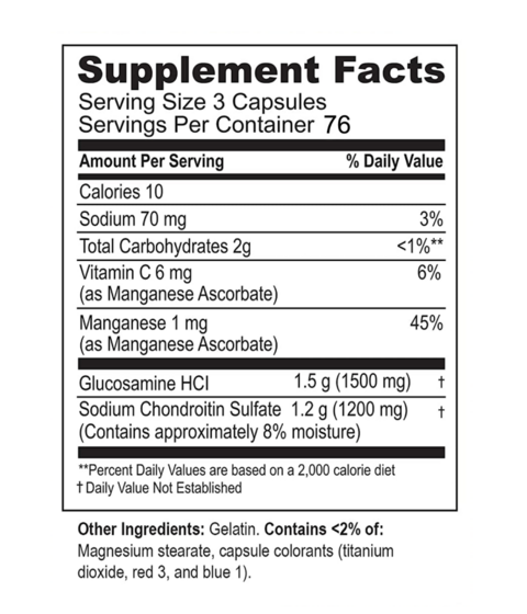 Supplement Facts Label