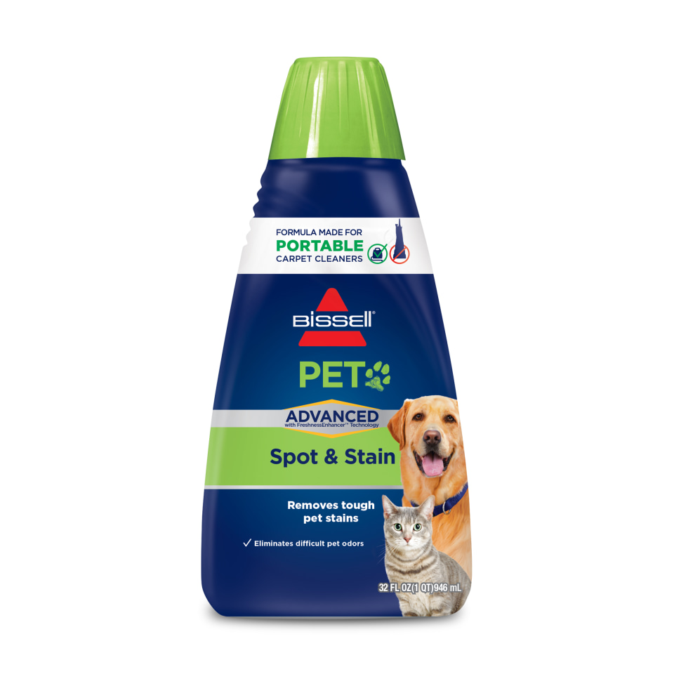 BISSELL 2X Pet Stain & Odor Formula for Portable Carpet Cleaning, 32 oz