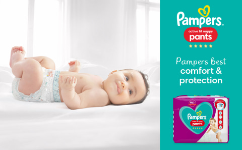 Pampers Active Fit Baby Nappy Pants Size 4 - 9-15Kg - 168pcs | Konga Online  Shopping