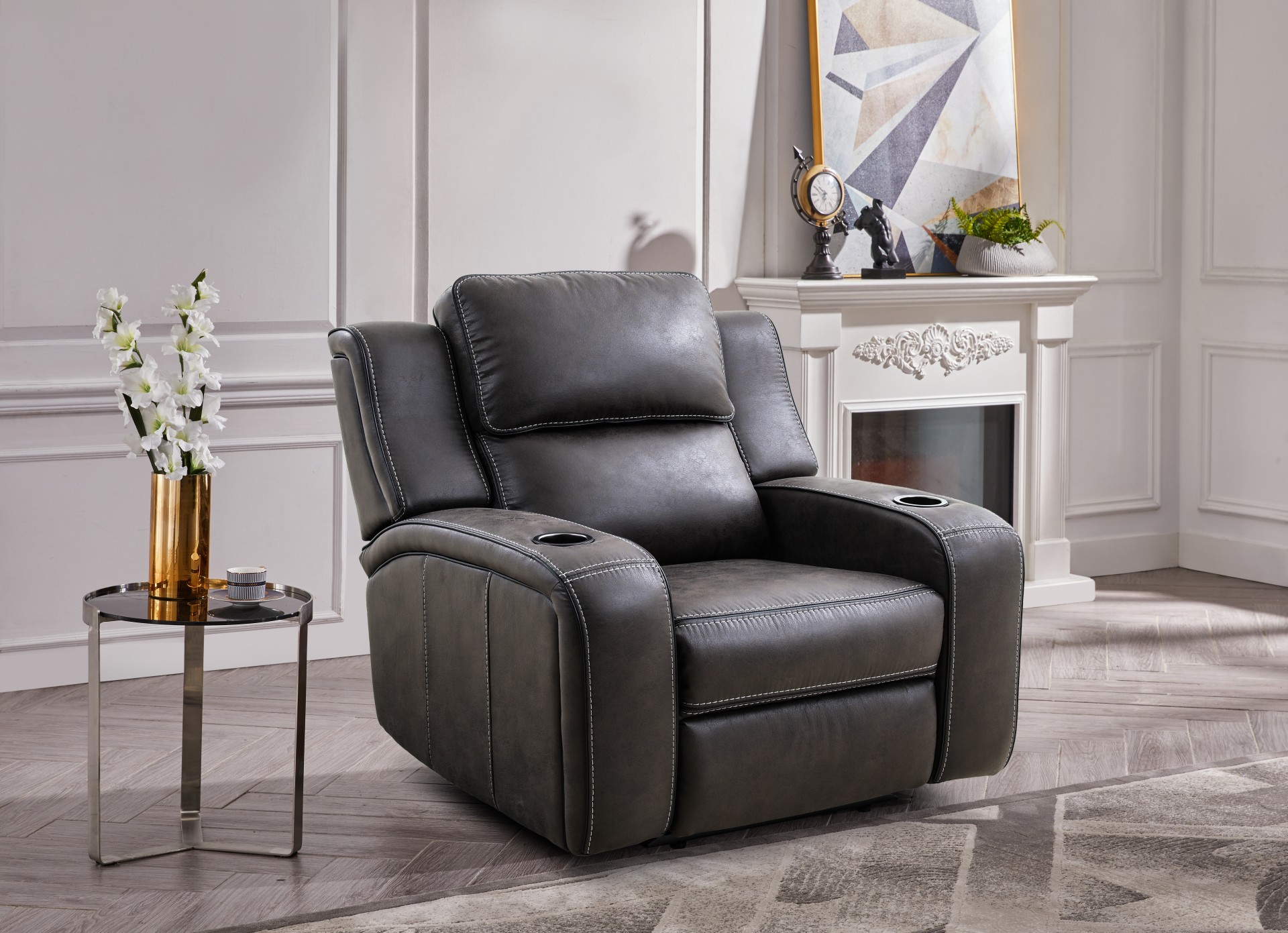 Power Recliner (1558095) With Adjustable power headrest