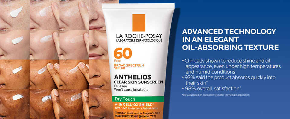  La Roche-Posay Anthelios Clear Skin Dry Touch