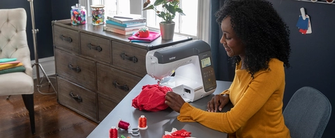 woman sewing 