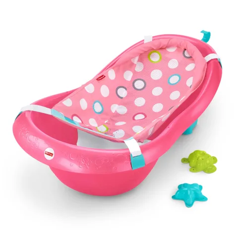 BABY ハーフボンネ ピンク Floriana Ribbon Bonnet by Baby, the Stars Shine Bright