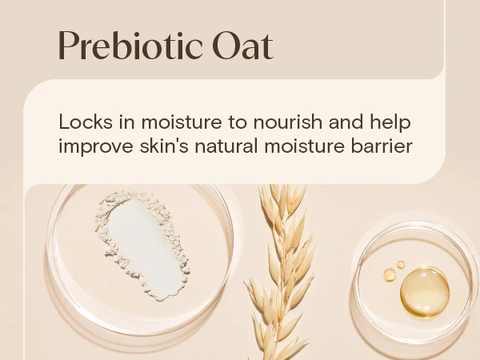 prebiotic oat facial cleanser