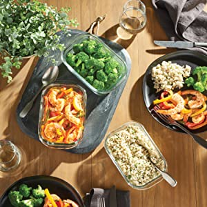 Rubbermaid® Brilliance Glass Storage Container, 3.2 c - Pick 'n Save