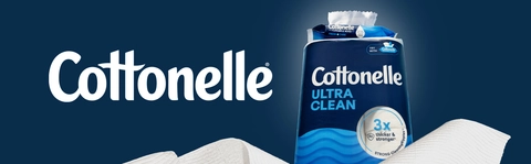 Cottonelle Ultra Clean Strong Toilet Paper, 6 Mega Rolls, 284