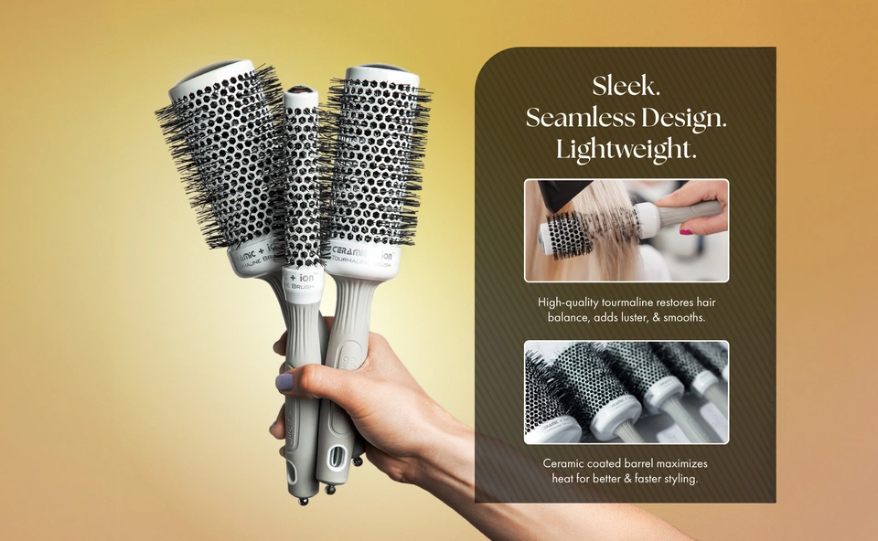 Olivia Garden Ceramic + Ion Round Thermal Hair Brush