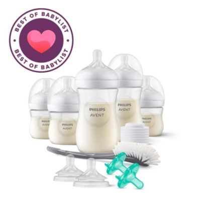 Philips Avent Natural Baby Bottle Newborn Starter Gift Set - Clear