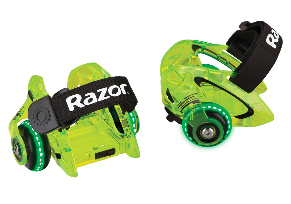 Razor Jetts Heel Wheels for Ages 6+ and Riders up to 176 lbs