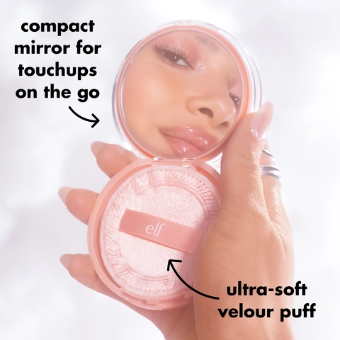 Halo Glow Powder Filter Mirror and Puff