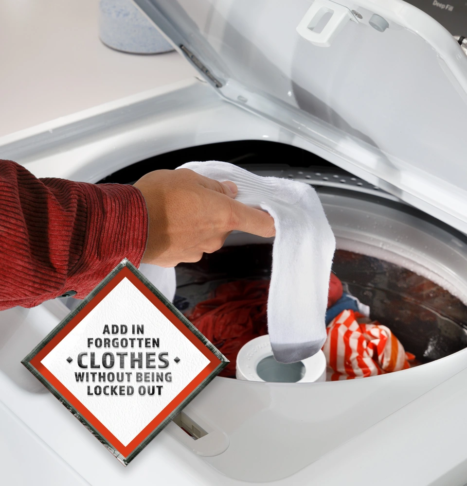Hotpoint 4.0 Cu. Ft. White Top Load Washer Appliance Plus
