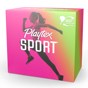 Playtex Sport Plastic Tampons, Unscented, Regular/super, 108 Ct 