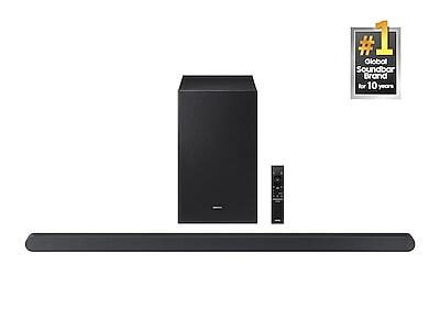 SAMSUNG Ultra-Slim 3.1ch Wireless Dolby Atmos Soundbar w/ Q ...