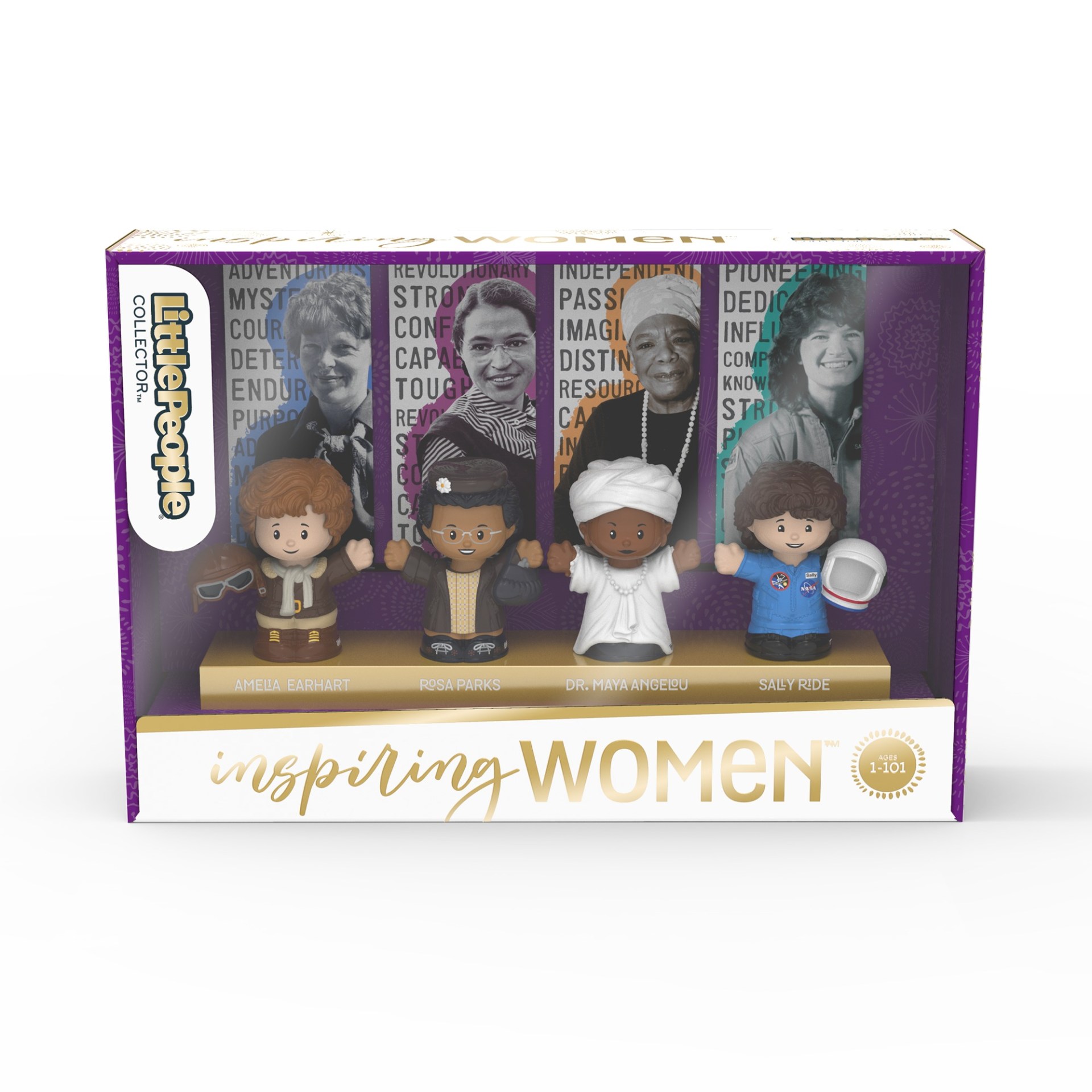 Special Edition Figure Set Featuring 4 trailblazing Women from American History Fisher-Price Little People Collector Inspiring Women 