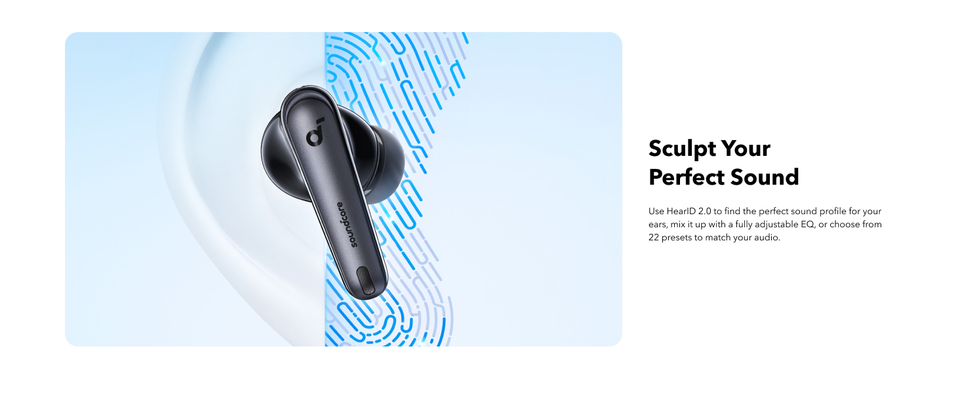 soundcore by Anker Liberty 4 NC Wireless Noise Cancelling Earbuds, 98.5%  Noise Reduction, Adaptive Noise Cancelling to Ears and Environment, Hi-Res  Sound, 50H Battery, Wireless Charging, Bluetooth 5.3 