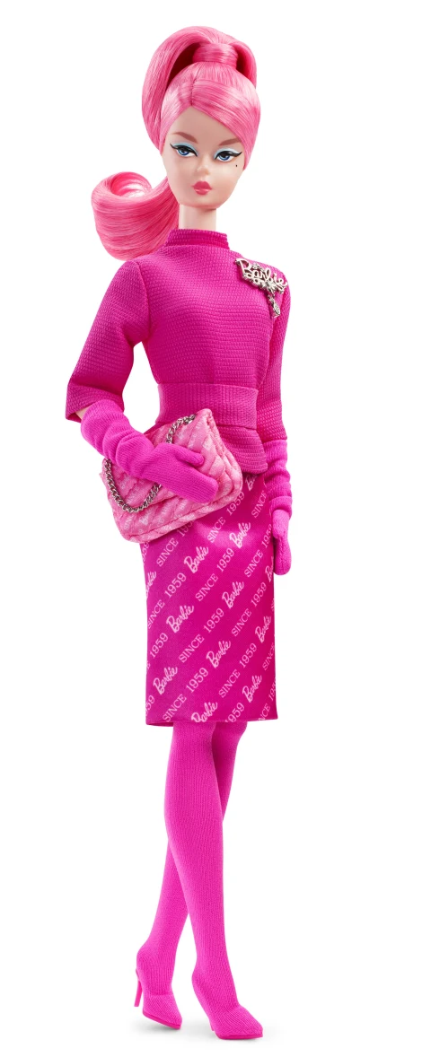 Barbie 60th Anniversary Proudly Pink Doll with Ponytail