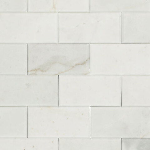 Mohawk SimplyStick Mosaix Peel &amp; Stick 2x4 Polished Marble Stormy Mist Mosaic