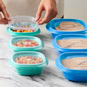 Rubbermaid 100-Piece Meal Prep Food Storage Containers Set 